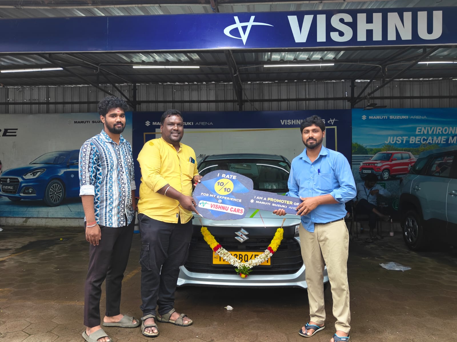 Founder Receiving Car